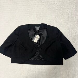 Ann Taylor Elegant Black Bolero Jacket